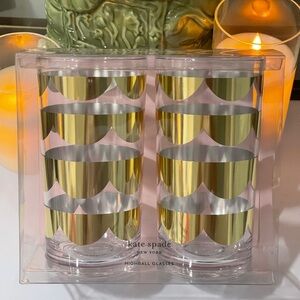 ♠️KATE SPADE Highball Set of 2 Glasses